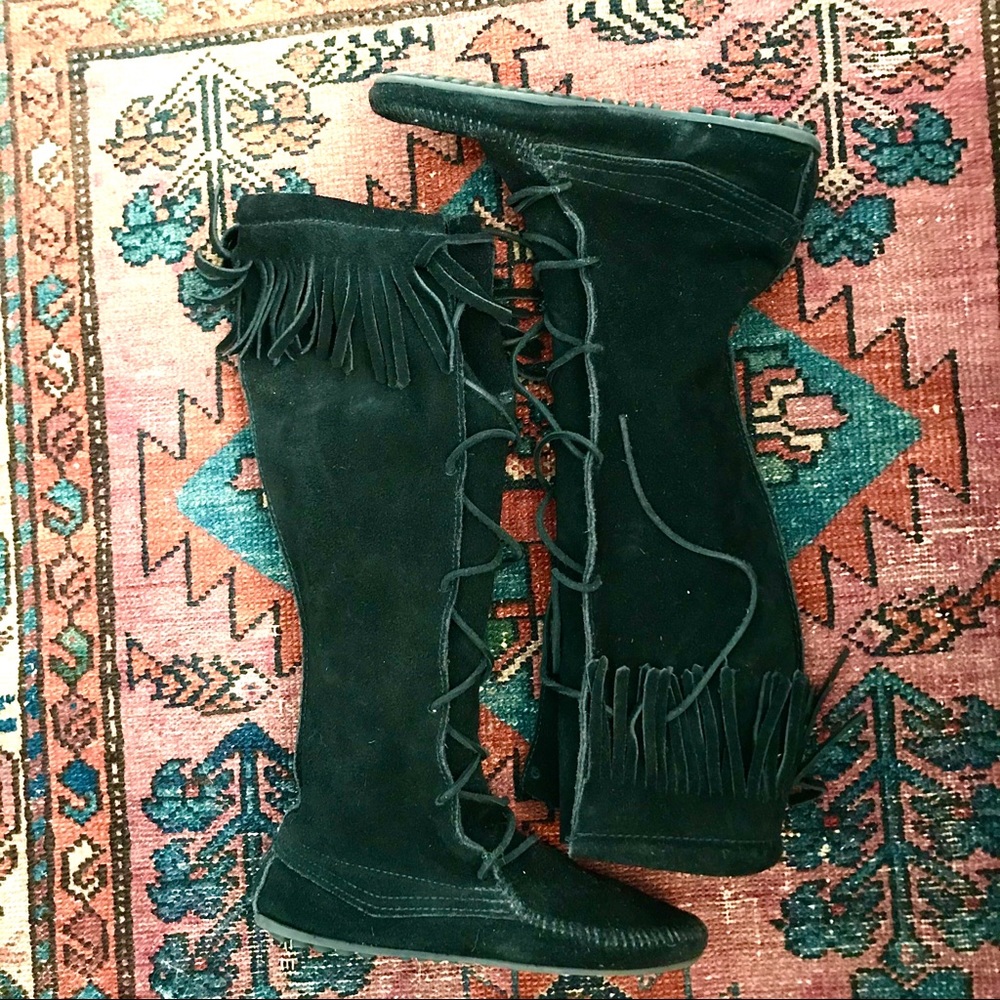 Minnetonka Knee High Moccasin